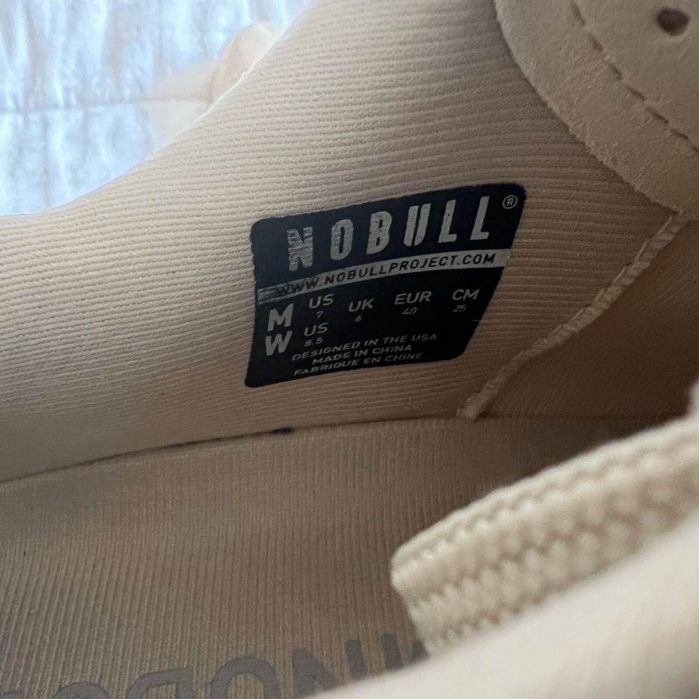NOBULL Beige/Cream Women's Athletic Shoes - Picture 2 of 5